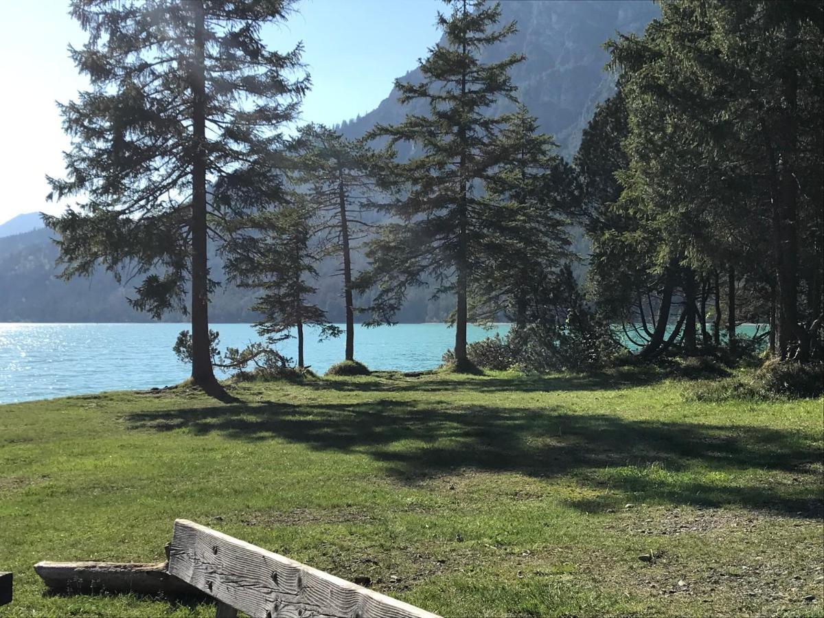Pony-Ziegen-Hasen-Ranch Bichlbach Apartment Bagian luar foto